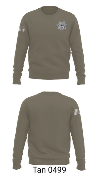 Crew Neck Sweatshirt, Coalinga Police Department, Police, Teamtime, Team time, sublimation, custom sports apparel, team uniforms, spirit wear, spiritwear, sports uniforms, custom shirts, team store, custom team store, fundraiser sports, apparel fundraiser