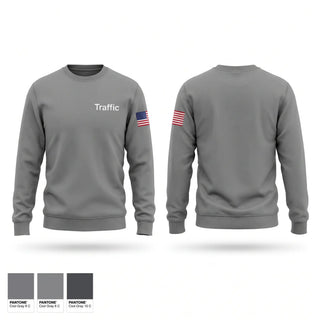 Crew Neck Sweatshirt, Traffic, Police, Teamtime, Team time, sublimation, custom sports apparel, team uniforms, spirit wear, spiritwear, sports uniforms, custom shirts, team store, custom team store, fundraiser sports, apparel fundraiser