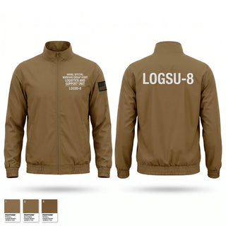 Windbreaker, Naval Special Warfare Group Eight Logistics and Support Unit, Navy, Teamtime, Team time, sublimation, custom sports apparel, team uniforms, spirit wear, spiritwear, sports uniforms, custom shirts, team store, custom team store, fundraiser sports, apparel fundraiser