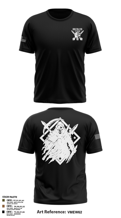 D CO 2-153 Short Sleeve Performance Shirt - 3