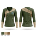 NQ22 52465146 Women's Long Sleeve V-neck Shirt - 1