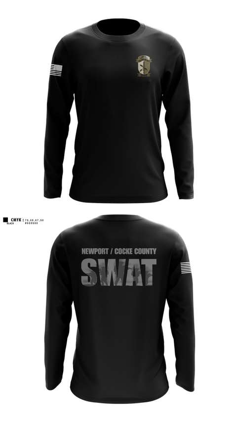 Long Sleeve Performance Shirt, Parrottsville PD, Police, Teamtime, Team time, sublimation, custom sports apparel, team uniforms, spirit wear, spiritwear, sports uniforms, custom shirts, team store, custom team store, fundraiser sports, apparel fundraiser