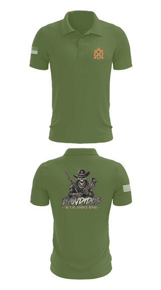 Short Sleeve Performance Polo, 501st BSB, B Company, , Teamtime, Team time, sublimation, custom sports apparel, team uniforms, spirit wear, spiritwear, sports uniforms, custom shirts, team store, custom team store, fundraiser sports, apparel fundraiser