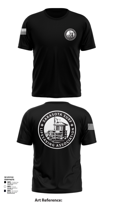 Sarasota Surf Lifesaving Association 11699985 Short Sleeve Performance Shirt - 101