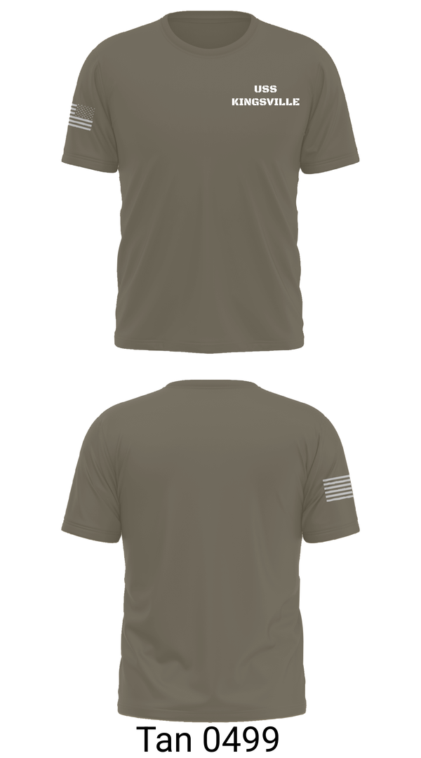 Short Sleeve Performance Shirt, USS KINGSVILLE, , Teamtime, Team time, sublimation, custom sports apparel, team uniforms, spirit wear, spiritwear, sports uniforms, custom shirts, team store, custom team store, fundraiser sports, apparel fundraiser