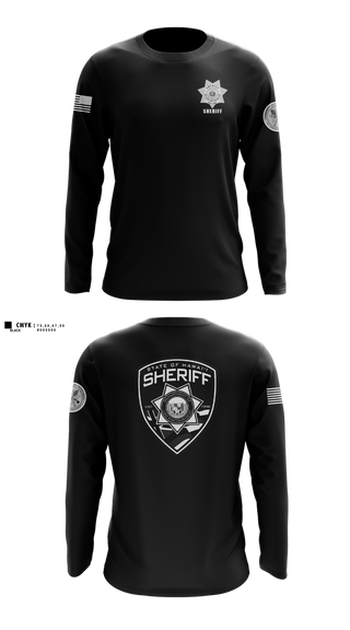 Long Sleeve Performance Shirt, Hawai’i Department of Law Enforcement- Sheriff Division, Police, Teamtime, Team time, sublimation, custom sports apparel, team uniforms, spirit wear, spiritwear, sports uniforms, custom shirts, team store, custom team store, fundraiser sports, apparel fundraiser