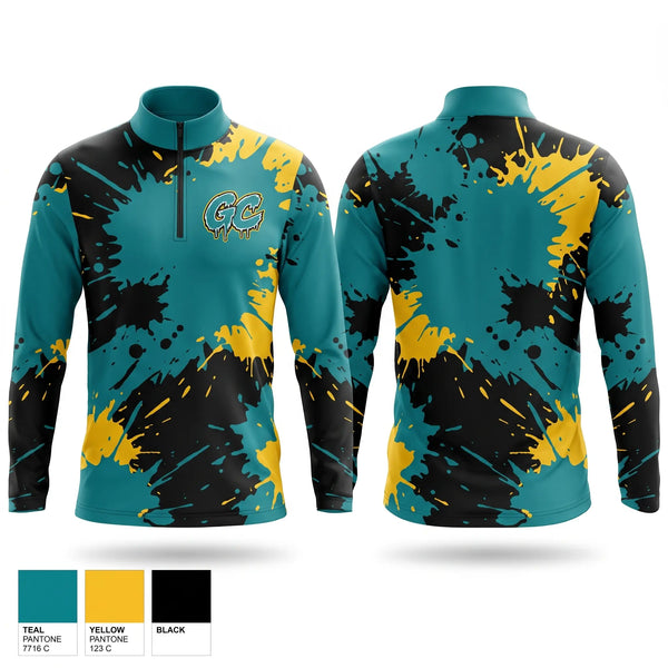 Quarter Zip Jacket, Great Lakes Bay Game Changers 10u Bateson, Baseball, Teamtime, Team time, sublimation, custom sports apparel, team uniforms, spirit wear, spiritwear, sports uniforms, custom shirts, team store, custom team store, fundraiser sports, apparel fundraiser