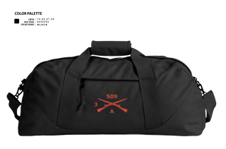 Duffle Bag, 3-509th Parachute Infantry BN Able Nation, , Teamtime, Team time, sublimation, custom sports apparel, team uniforms, spirit wear, spiritwear, sports uniforms, custom shirts, team store, custom team store, fundraiser sports, apparel fundraiser