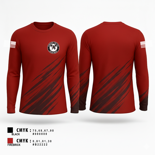 Long Sleeve Performance Shirt, Kankakee Twp Fire, , Teamtime, Team time, sublimation, custom sports apparel, team uniforms, spirit wear, spiritwear, sports uniforms, custom shirts, team store, custom team store, fundraiser sports, apparel fundraiser