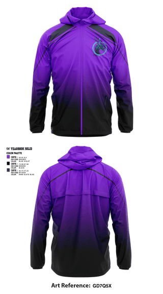 Windbreaker, Dragons, Football, Teamtime, Team time, sublimation, custom sports apparel, team uniforms, spirit wear, spiritwear, sports uniforms, custom shirts, team store, custom team store, fundraiser sports, apparel fundraiser