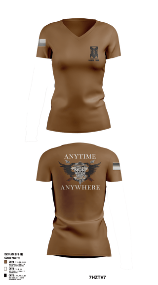 Women's Short Sleeve Vneck Shirt, 946th FRSD, Army, Teamtime, Team time, sublimation, custom sports apparel, team uniforms, spirit wear, spiritwear, sports uniforms, custom shirts, team store, custom team store, fundraiser sports, apparel fundraiser