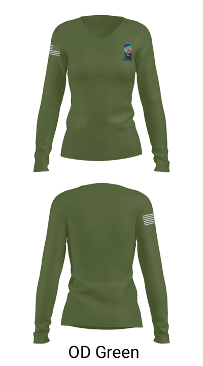 SMW 777 26525644 Women's Long Sleeve V-neck Shirt - 57