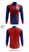 Tougaloo College Volleyball 94126568 Quarter Zip Jacket - 40