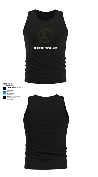 Tank Top, H Troop 3/278 ACR, , Teamtime, Team time, sublimation, custom sports apparel, team uniforms, spirit wear, spiritwear, sports uniforms, custom shirts, team store, custom team store, fundraiser sports, apparel fundraiser