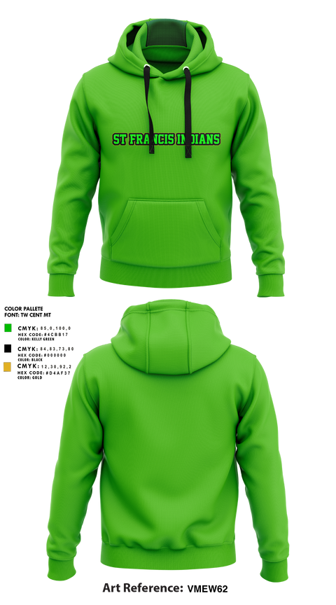 Hoodie, St Francis Indians, Women's Volleyball, Teamtime, Team time, sublimation, custom sports apparel, team uniforms, spirit wear, spiritwear, sports uniforms, custom shirts, team store, custom team store, fundraiser sports, apparel fundraiser