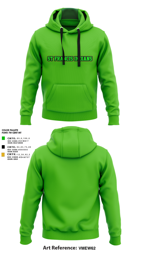 Hoodie, St Francis Indians, Women's Volleyball, Teamtime, Team time, sublimation, custom sports apparel, team uniforms, spirit wear, spiritwear, sports uniforms, custom shirts, team store, custom team store, fundraiser sports, apparel fundraiser