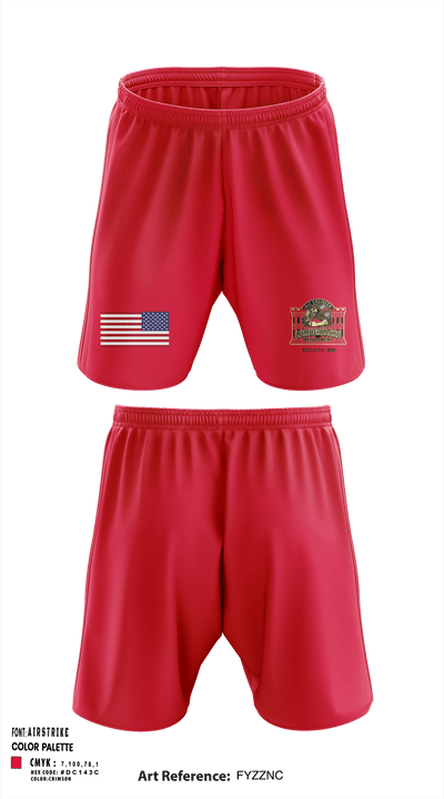 612 Engineer Detachment 46811813 Athletic Shorts With Pockets - 2