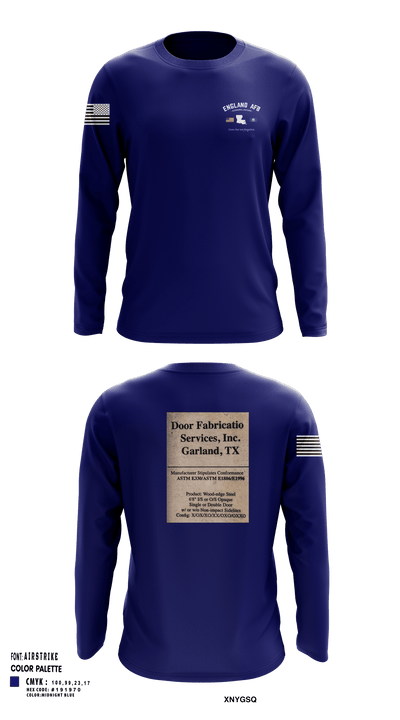 526th TFS 89868786 Long Sleeve Performance Shirt - 1