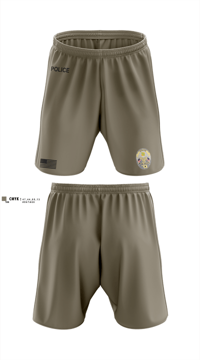 Miami Police Department 88232990 Athletic Shorts With Pockets - 2