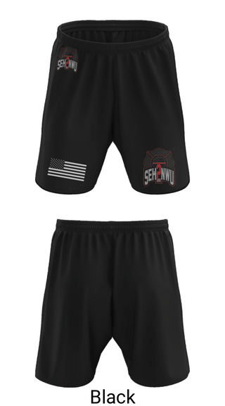 Athletic Shorts With Pockets, SEHNWU, Fire Department, Teamtime, Team time, sublimation, custom sports apparel, team uniforms, spirit wear, spiritwear, sports uniforms, custom shirts, team store, custom team store, fundraiser sports, apparel fundraiser