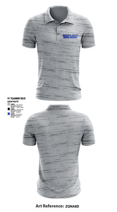 Escambia County School District 14556594 Short Sleeve Performance Polo - 2