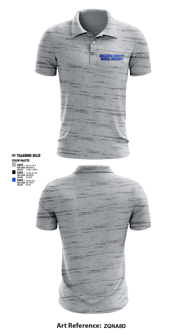 Short Sleeve Performance Polo, Escambia County School District, , Teamtime, Team time, sublimation, custom sports apparel, team uniforms, spirit wear, spiritwear, sports uniforms, custom shirts, team store, custom team store, fundraiser sports, apparel fundraiser