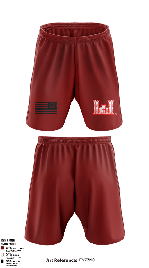 Athletic Shorts With Pockets, 689 EN CO, Army, Teamtime, Team time, sublimation, custom sports apparel, team uniforms, spirit wear, spiritwear, sports uniforms, custom shirts, team store, custom team store, fundraiser sports, apparel fundraiser