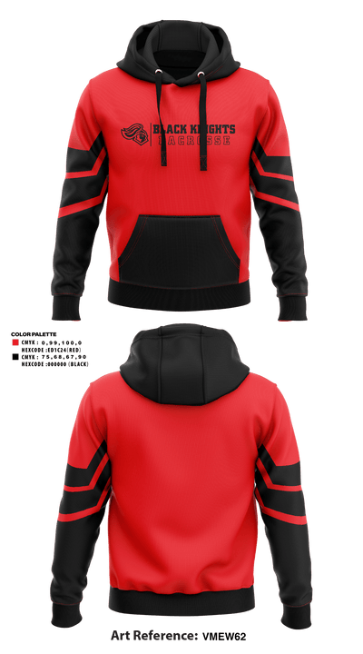 Black Knights Lacrosse Club 76626812 Hoodie - 1
