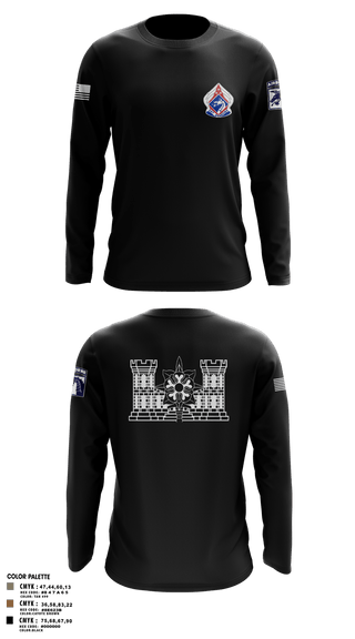 Long Sleeve Performance Shirt, XVIII ABN G2, Army, Teamtime, Team time, sublimation, custom sports apparel, team uniforms, spirit wear, spiritwear, sports uniforms, custom shirts, team store, custom team store, fundraiser sports, apparel fundraiser