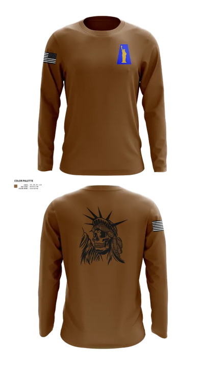 1019th Quartermaster Company 13323888 Long Sleeve Performance Shirt 20