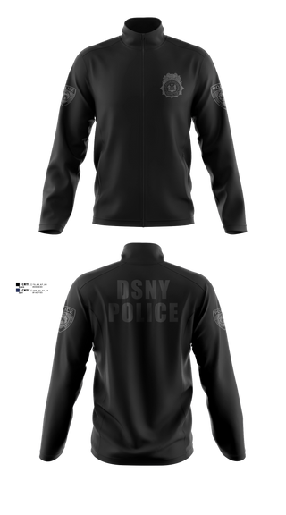 Fleece Jacket, DSNY Police, Police, Teamtime, Team time, sublimation, custom sports apparel, team uniforms, spirit wear, spiritwear, sports uniforms, custom shirts, team store, custom team store, fundraiser sports, apparel fundraiser