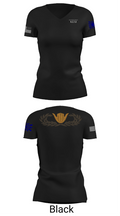 KISARAZU COMBAT TRAINING UNIT Women's Short Sleeve V-neck Shirt - 28