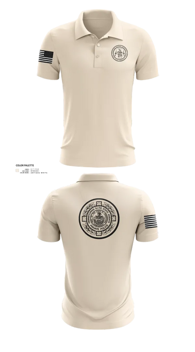 PA S.I.T.E. STATE AGENTS PRIVATE POLICE 2518977 Short Sleeve Performance Polo - 21