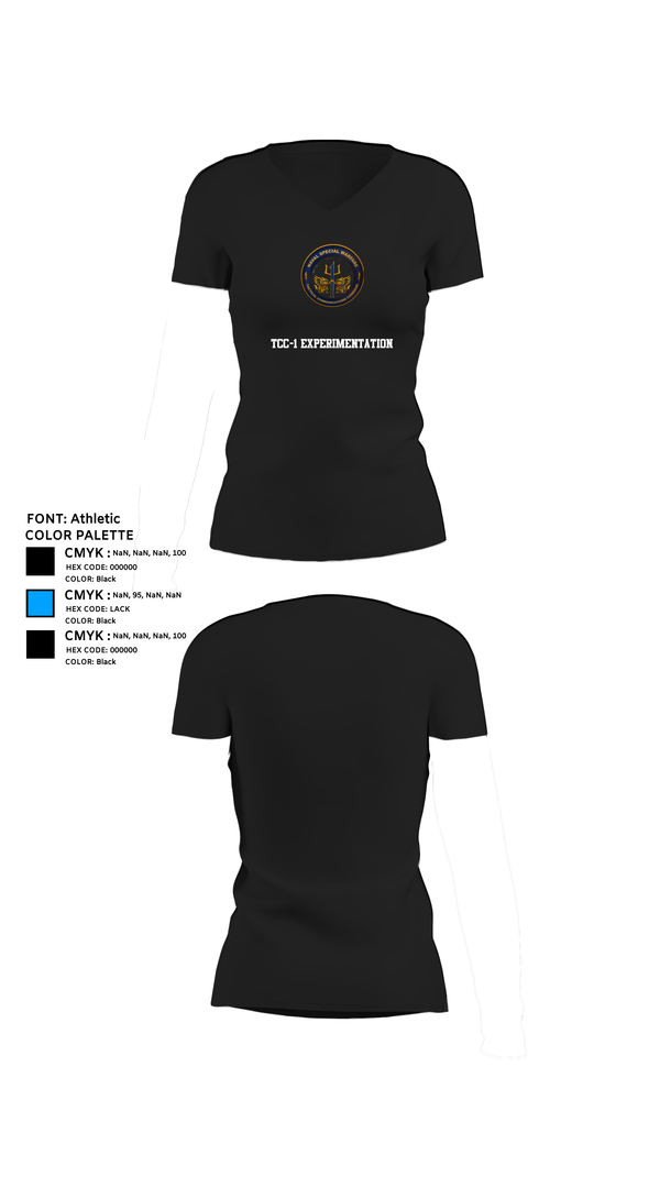 Womens Short Sleeve Vneck Shirt, TCC-1 experimentation, , Teamtime, Team time, sublimation, custom sports apparel, team uniforms, spirit wear, spiritwear, sports uniforms, custom shirts, team store, custom team store, fundraiser sports, apparel fundraiser