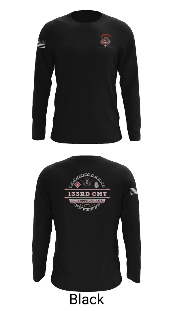 Long Sleeve Performance Shirt, 133rd Construction Management Team, , Teamtime, Team time, sublimation, custom sports apparel, team uniforms, spirit wear, spiritwear, sports uniforms, custom shirts, team store, custom team store, fundraiser sports, apparel fundraiser