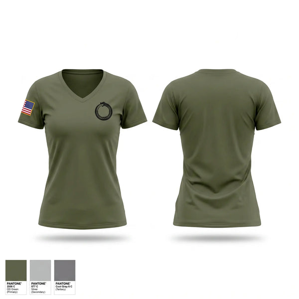 Womens Short Sleeve Vneck Shirt, The GOAT Locker gear, Navy, Teamtime, Team time, sublimation, custom sports apparel, team uniforms, spirit wear, spiritwear, sports uniforms, custom shirts, team store, custom team store, fundraiser sports, apparel fundraiser