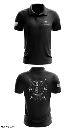 Short Sleeve Performance Polo, Van Nuys GED, Police, Teamtime, Team time, sublimation, custom sports apparel, team uniforms, spirit wear, spiritwear, sports uniforms, custom shirts, team store, custom team store, fundraiser sports, apparel fundraiser