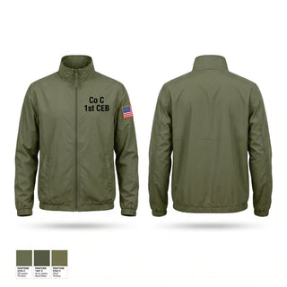 Windbreaker, Co C, 1st CEB, Marines, Teamtime, Team time, sublimation, custom sports apparel, team uniforms, spirit wear, spiritwear, sports uniforms, custom shirts, team store, custom team store, fundraiser sports, apparel fundraiser
