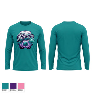 Long Sleeve Performance Shirt, Ohana, Softball, Teamtime, Team time, sublimation, custom sports apparel, team uniforms, spirit wear, spiritwear, sports uniforms, custom shirts, team store, custom team store, fundraiser sports, apparel fundraiser