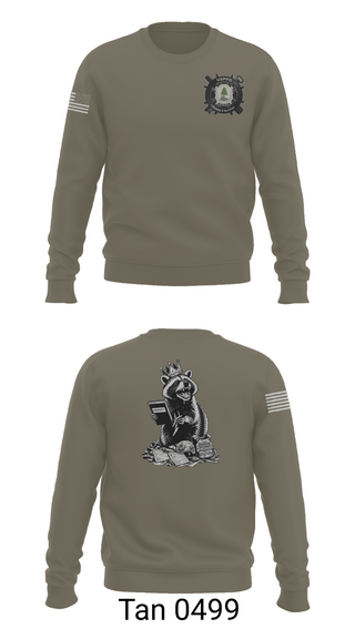 Crew Neck Sweatshirt, USPFO, MEARNG, National Guard, Teamtime, Team time, sublimation, custom sports apparel, team uniforms, spirit wear, spiritwear, sports uniforms, custom shirts, team store, custom team store, fundraiser sports, apparel fundraiser