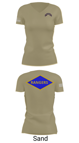 Womens Short Sleeve Vneck Shirt, 5th Rangers, , Teamtime, Team time, sublimation, custom sports apparel, team uniforms, spirit wear, spiritwear, sports uniforms, custom shirts, team store, custom team store, fundraiser sports, apparel fundraiser