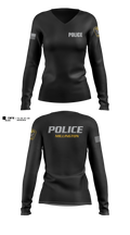 Millington Police Department Women's Long Sleeve V-neck Shirt - 11