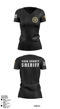 Cook County Sheriff’s Office 24552368 Women's Short Sleeve V-neck Shirt - 6