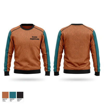 Coastal Copperheads Crew Neck Sweatshirt - 1