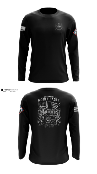 Long Sleeve Performance Shirt, 204th MDP, Army, Teamtime, Team time, sublimation, custom sports apparel, team uniforms, spirit wear, spiritwear, sports uniforms, custom shirts, team store, custom team store, fundraiser sports, apparel fundraiser
