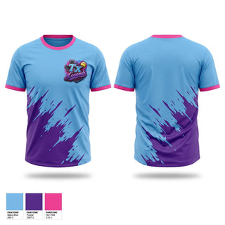 Soft Poly Tee Cotton Like Feel, Tx Legends, Softball, Teamtime, Team time, sublimation, custom sports apparel, team uniforms, spirit wear, spiritwear, sports uniforms, custom shirts, team store, custom team store, fundraiser sports, apparel fundraiser