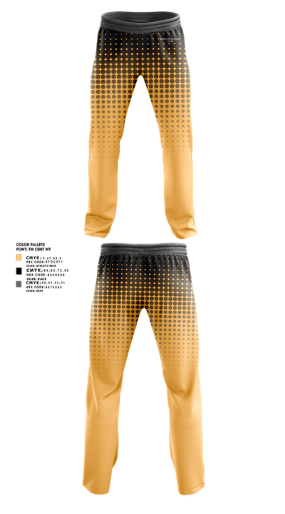 Northwestern Lehigh Tigers 26810630 Sweatpants - 1