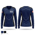 Hinckley Police Department Women's Long Sleeve V-neck Shirt - 1