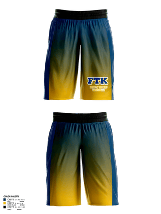 Mens Basketball Shorts, FTK for the kids basketball association, Men's Basketball, Teamtime, Team time, sublimation, custom sports apparel, team uniforms, spirit wear, spiritwear, sports uniforms, custom shirts, team store, custom team store, fundraiser sports, apparel fundraiser