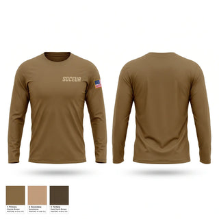 Long Sleeve Performance Shirt, SOCEUR, Army, Teamtime, Team time, sublimation, custom sports apparel, team uniforms, spirit wear, spiritwear, sports uniforms, custom shirts, team store, custom team store, fundraiser sports, apparel fundraiser